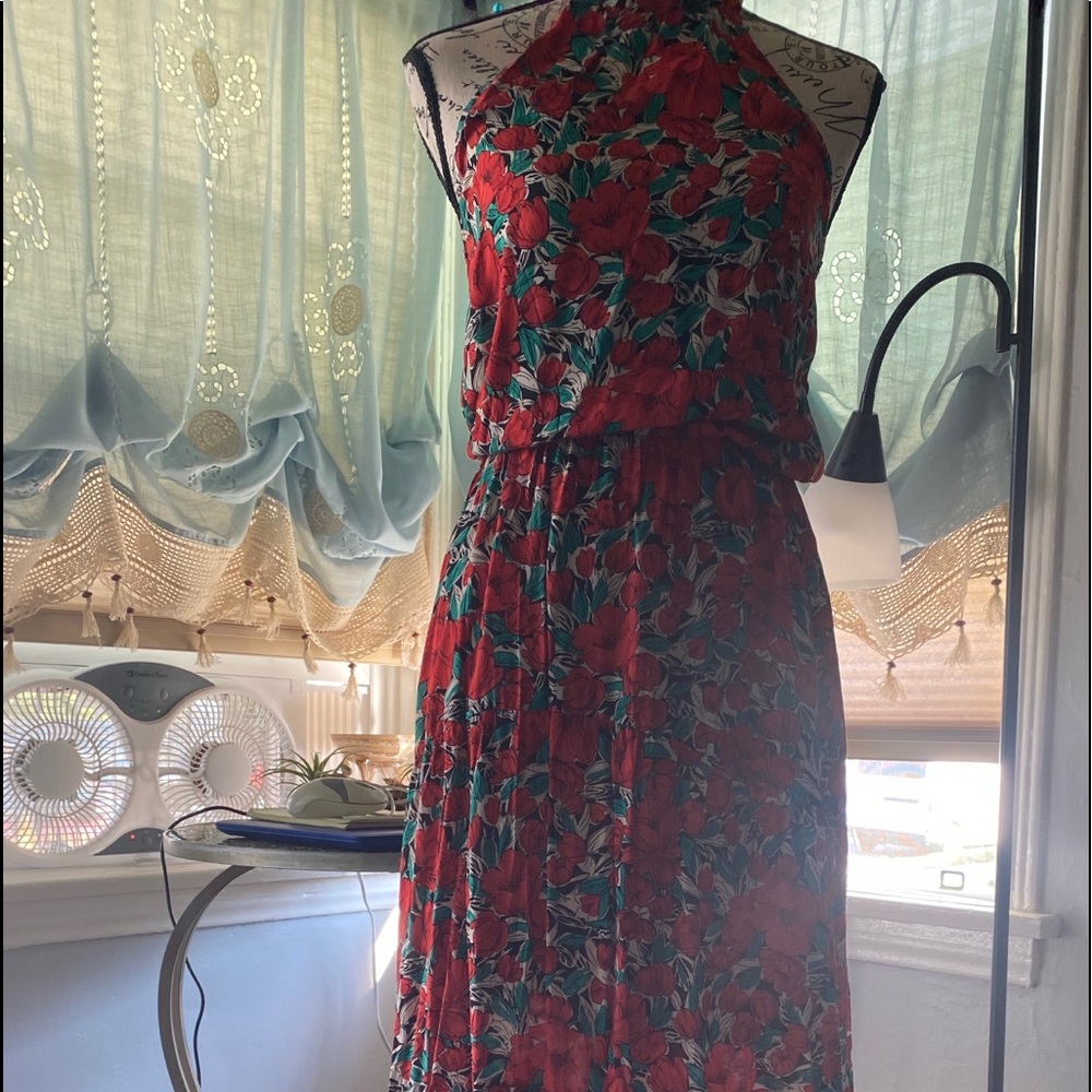 Knee length Halter dress